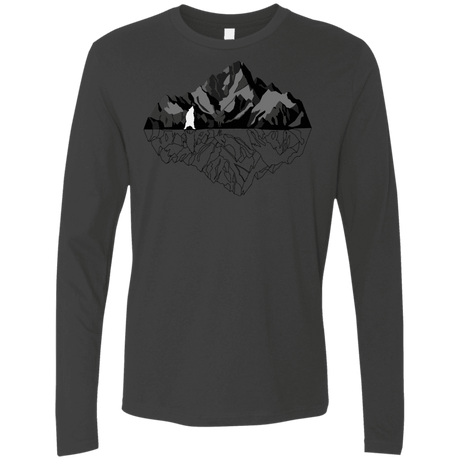 T-Shirts Heavy Metal / S Bear Reflection Men's Premium Long Sleeve
