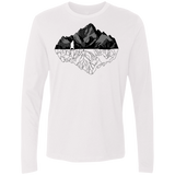T-Shirts White / S Bear Reflection Men's Premium Long Sleeve
