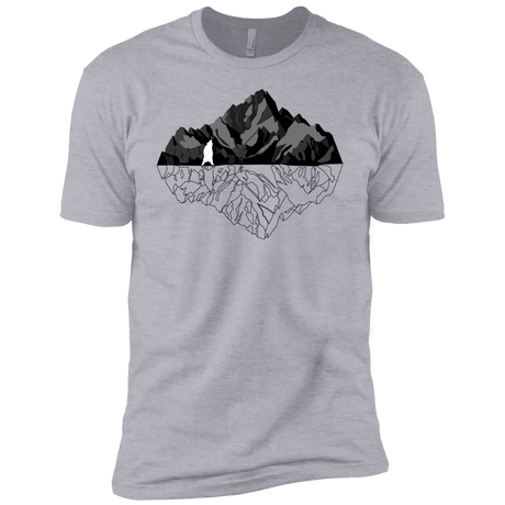 T-Shirts Heather Grey / X-Small Bear Reflection Men's Premium T-Shirt