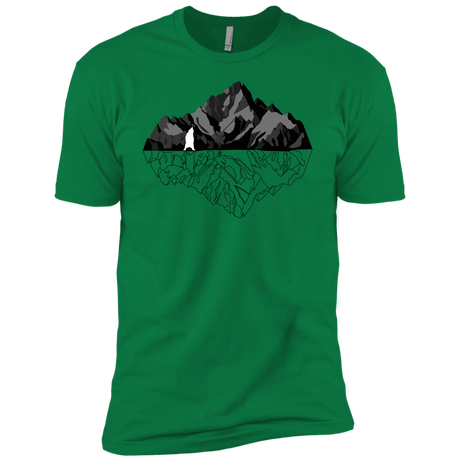 T-Shirts Kelly Green / X-Small Bear Reflection Men's Premium T-Shirt