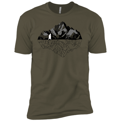 T-Shirts Military Green / X-Small Bear Reflection Men's Premium T-Shirt