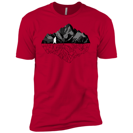 T-Shirts Red / X-Small Bear Reflection Men's Premium T-Shirt