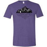 T-Shirts Heather Purple / S Bear Reflection Men's Semi-Fitted Softstyle