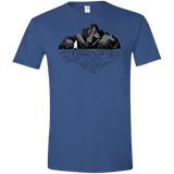 T-Shirts Heather Royal / X-Small Bear Reflection Men's Semi-Fitted Softstyle