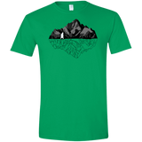 T-Shirts Irish Green / S Bear Reflection Men's Semi-Fitted Softstyle