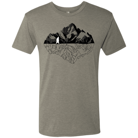 T-Shirts Venetian Grey / S Bear Reflection Men's Triblend T-Shirt