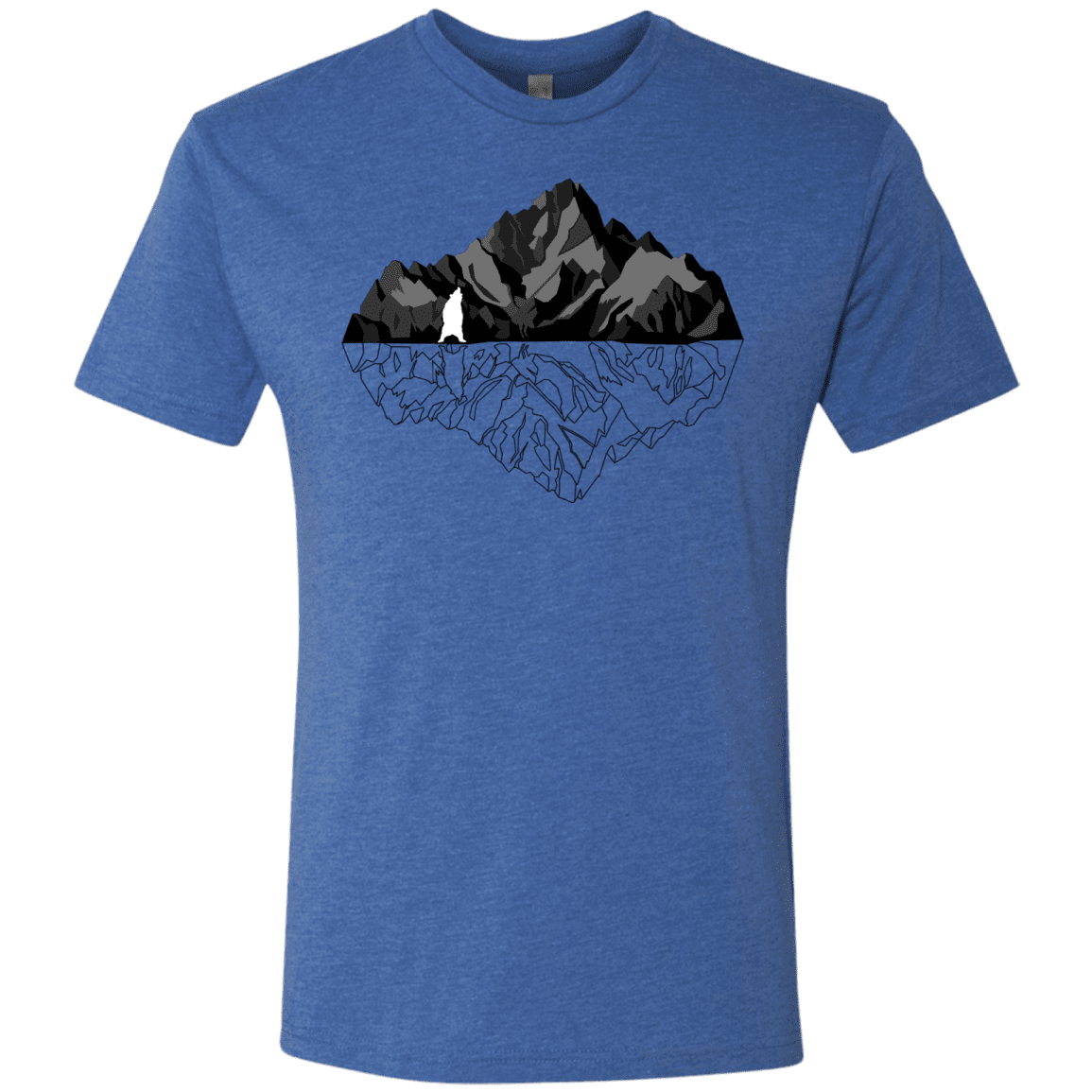 T-Shirts Vintage Royal / S Bear Reflection Men's Triblend T-Shirt