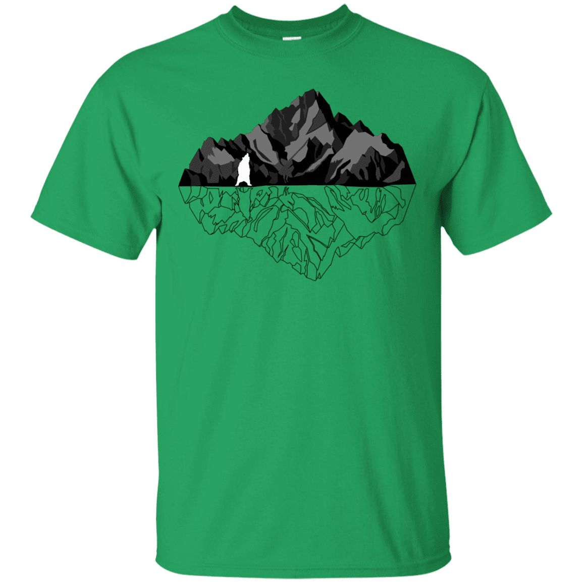 T-Shirts Irish Green / S Bear Reflection T-Shirt