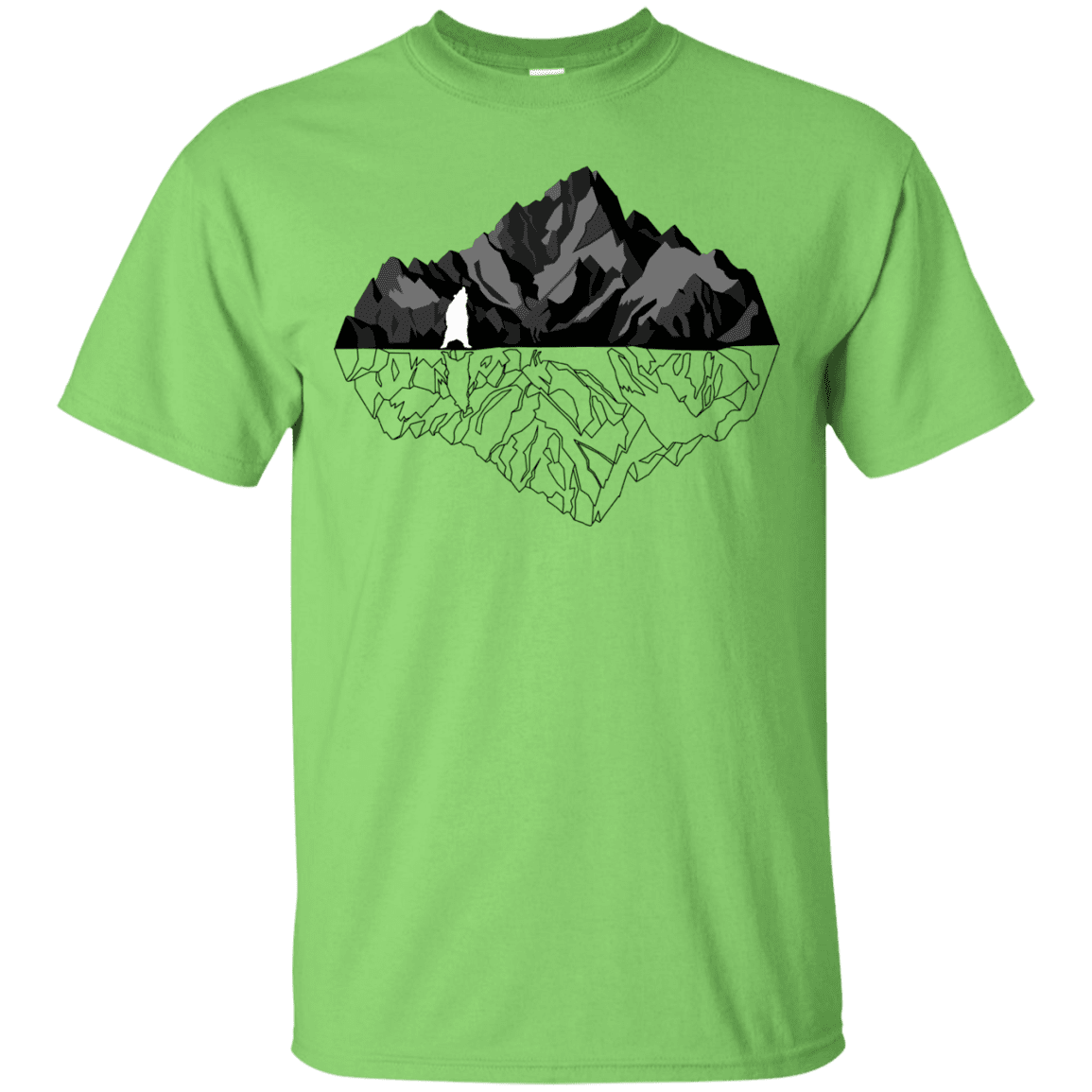 T-Shirts Lime / S Bear Reflection T-Shirt