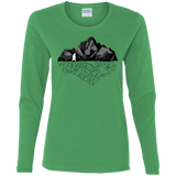 T-Shirts Irish Green / S Bear Reflection Women's Long Sleeve T-Shirt