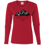 T-Shirts Red / S Bear Reflection Women's Long Sleeve T-Shirt