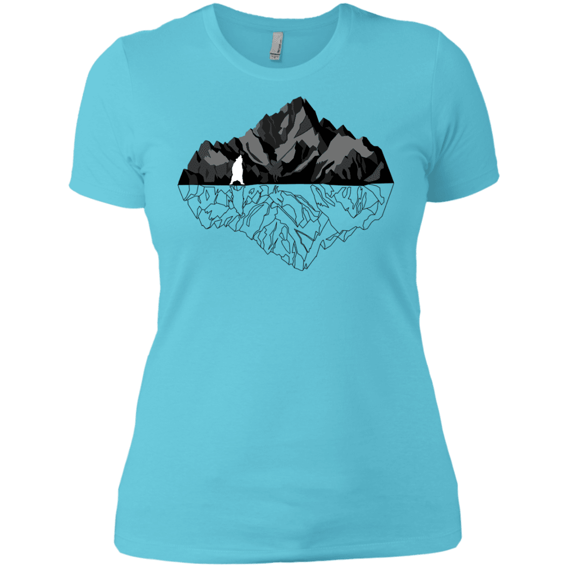 T-Shirts Cancun / X-Small Bear Reflection Women's Premium T-Shirt
