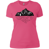 T-Shirts Hot Pink / X-Small Bear Reflection Women's Premium T-Shirt