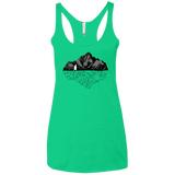 T-Shirts Envy / X-Small Bear Reflection Women's Triblend Racerback Tank