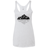 T-Shirts Heather White / X-Small Bear Reflection Women's Triblend Racerback Tank