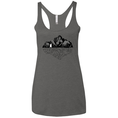 T-Shirts Premium Heather / X-Small Bear Reflection Women's Triblend Racerback Tank
