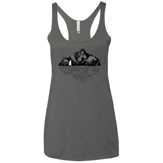 T-Shirts Premium Heather / X-Small Bear Reflection Women's Triblend Racerback Tank