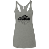 T-Shirts Venetian Grey / X-Small Bear Reflection Women's Triblend Racerback Tank
