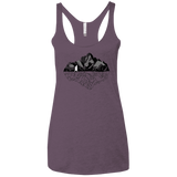 T-Shirts Vintage Purple / X-Small Bear Reflection Women's Triblend Racerback Tank