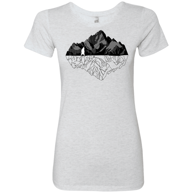T-Shirts Heather White / S Bear Reflection Women's Triblend T-Shirt