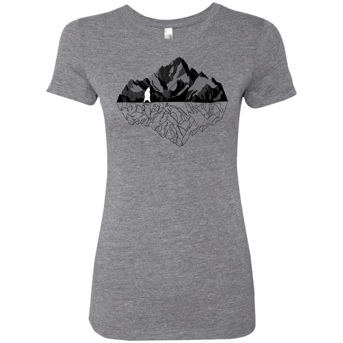 T-Shirts Premium Heather / S Bear Reflection Women's Triblend T-Shirt