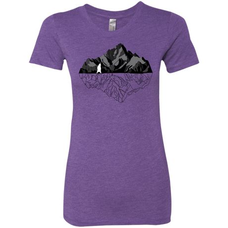 T-Shirts Purple Rush / S Bear Reflection Women's Triblend T-Shirt