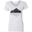 T-Shirts White / S Bear Reflection Women's V-Neck T-Shirt