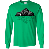 T-Shirts Irish Green / YS Bear Reflection Youth Long Sleeve T-Shirt