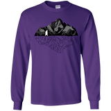 T-Shirts Purple / YS Bear Reflection Youth Long Sleeve T-Shirt