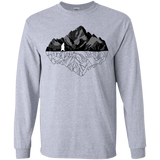 T-Shirts Sport Grey / YS Bear Reflection Youth Long Sleeve T-Shirt