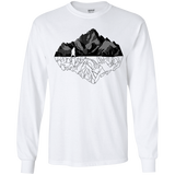 T-Shirts White / YS Bear Reflection Youth Long Sleeve T-Shirt