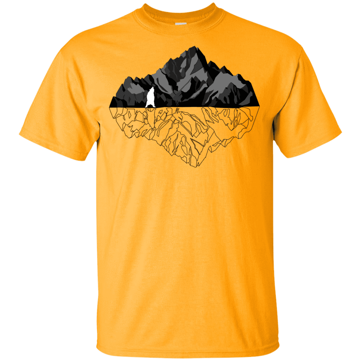 T-Shirts Gold / YXS Bear Reflection Youth T-Shirt