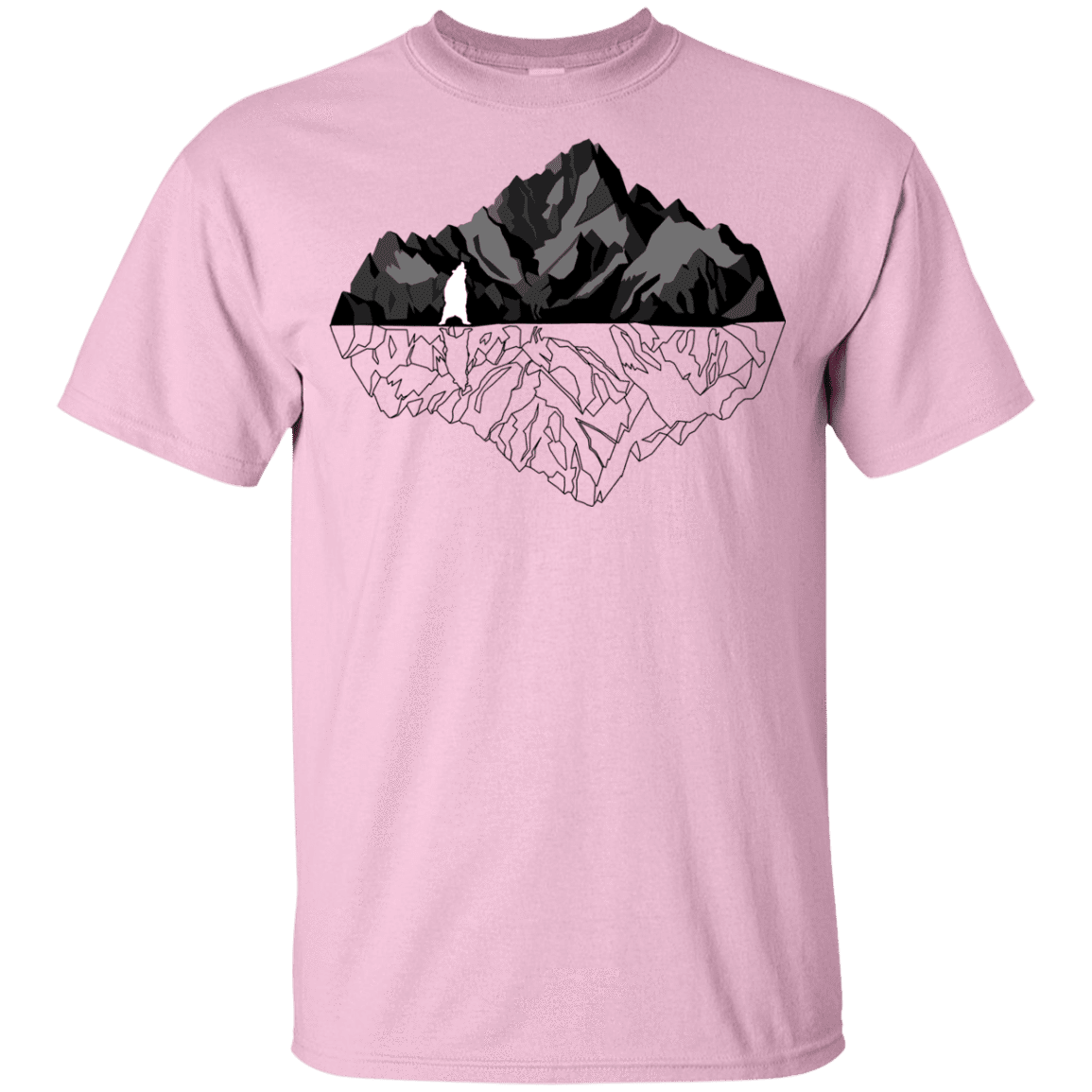 T-Shirts Light Pink / YXS Bear Reflection Youth T-Shirt