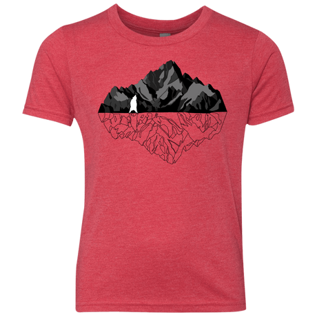 T-Shirts Vintage Red / YXS Bear Reflection Youth Triblend T-Shirt