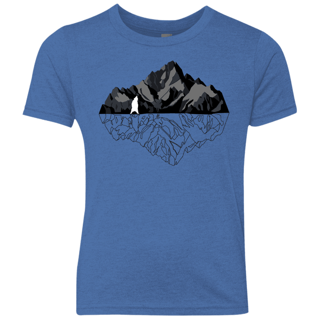 T-Shirts Vintage Royal / YXS Bear Reflection Youth Triblend T-Shirt