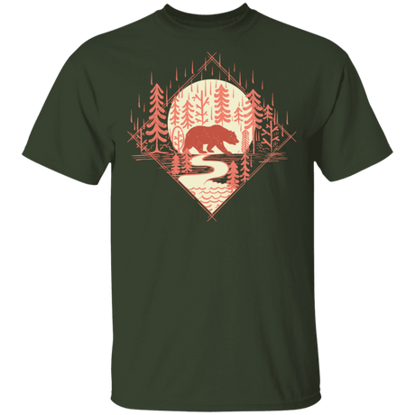 T-Shirts Forest / S Bear River T-Shirt