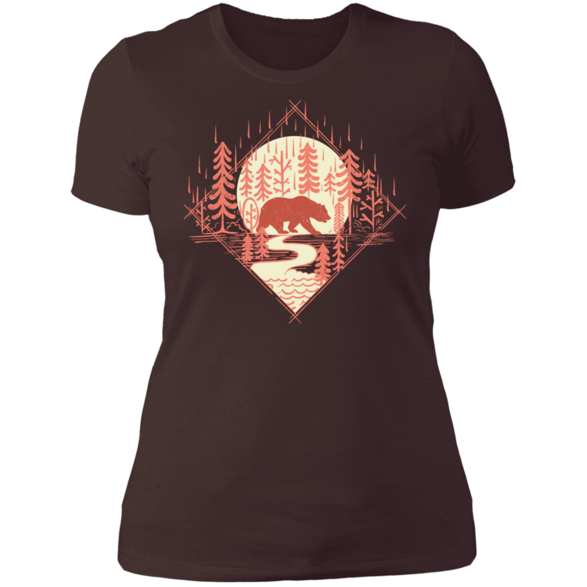 T-Shirts Dark Chocolate / S Bear River Women's Premium T-Shirt
