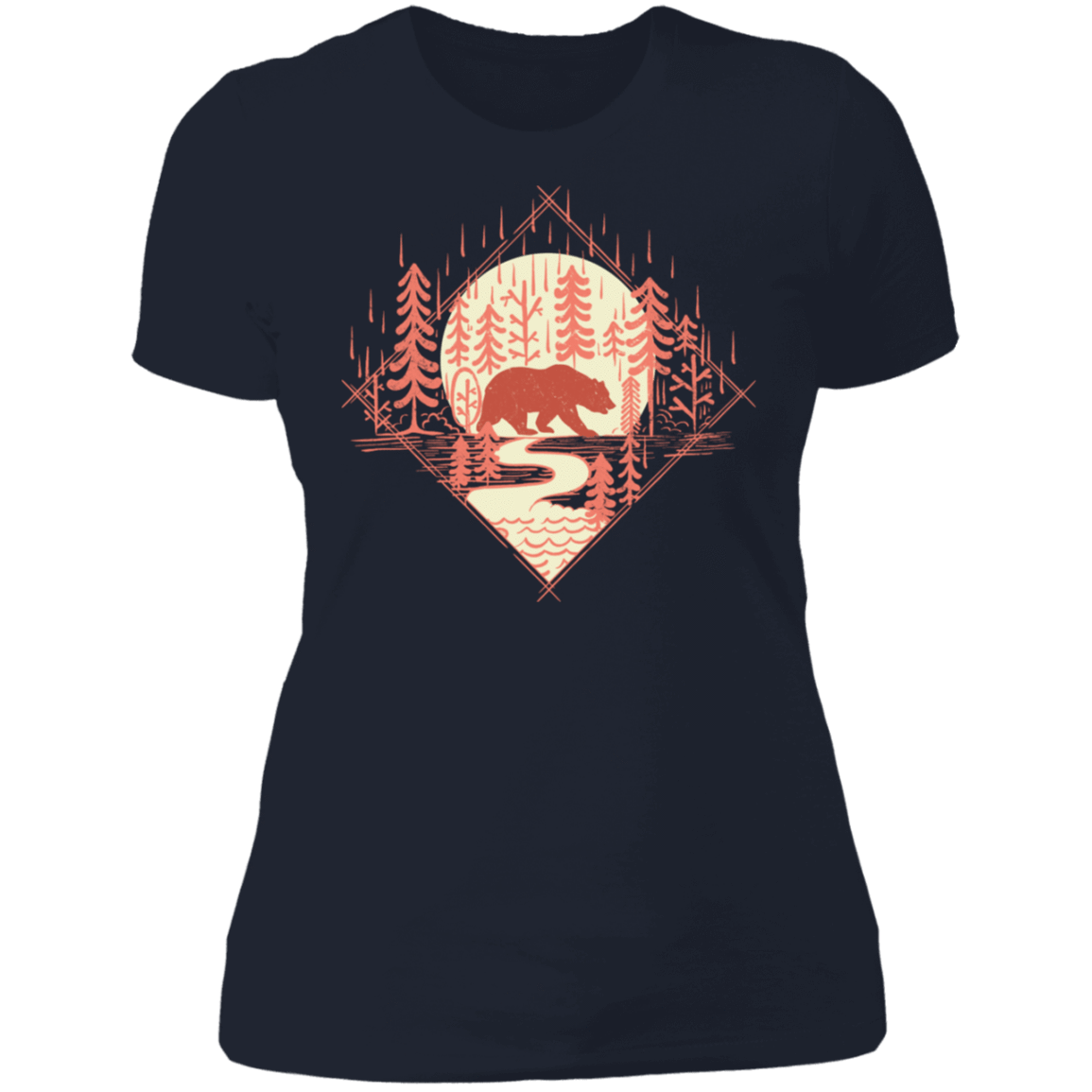 T-Shirts Midnight Navy / S Bear River Women's Premium T-Shirt