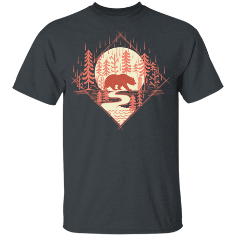 T-Shirts Dark Heather / YXS Bear River Youth T-Shirt