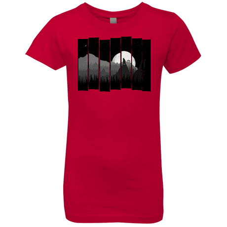 T-Shirts Red / YXS Bear Slats Girls Premium T-Shirt