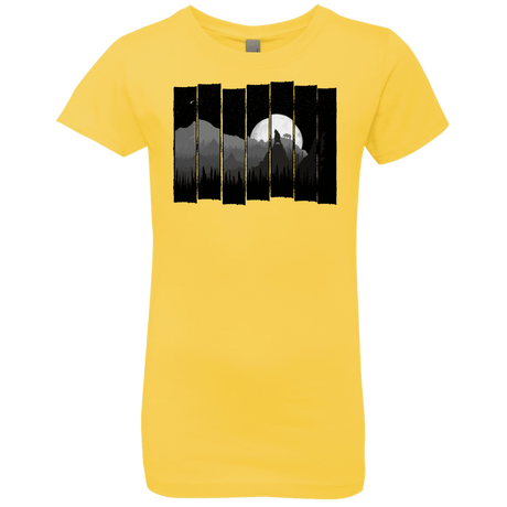 T-Shirts Vibrant Yellow / YXS Bear Slats Girls Premium T-Shirt