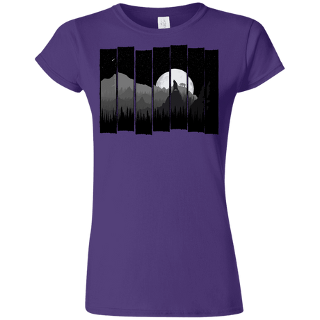 T-Shirts Purple / S Bear Slats Junior Slimmer-Fit T-Shirt