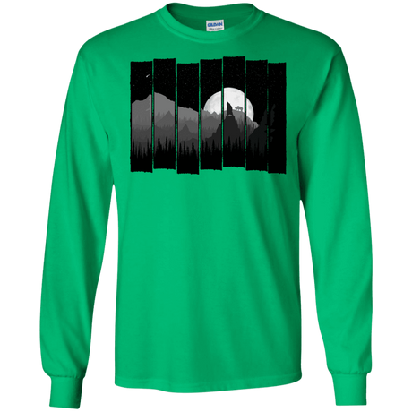 T-Shirts Irish Green / S Bear Slats Men's Long Sleeve T-Shirt