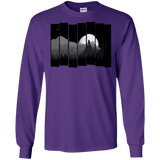T-Shirts Purple / S Bear Slats Men's Long Sleeve T-Shirt