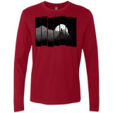 T-Shirts Cardinal / S Bear Slats Men's Premium Long Sleeve