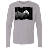 T-Shirts Heather Grey / S Bear Slats Men's Premium Long Sleeve