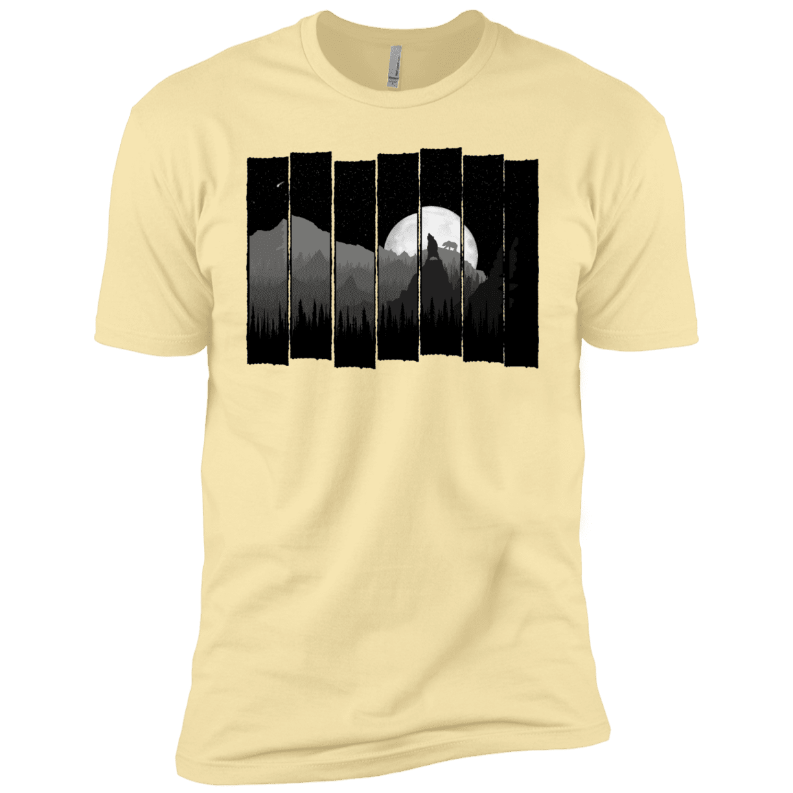 T-Shirts Banana Cream / X-Small Bear Slats Men's Premium T-Shirt