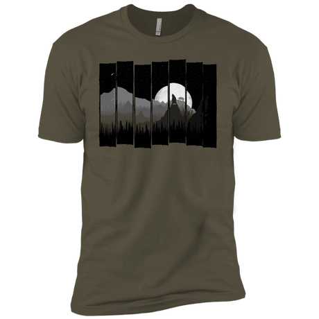 T-Shirts Military Green / X-Small Bear Slats Men's Premium T-Shirt