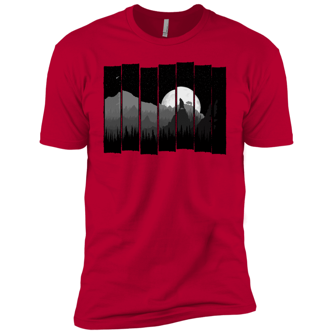 T-Shirts Red / X-Small Bear Slats Men's Premium T-Shirt