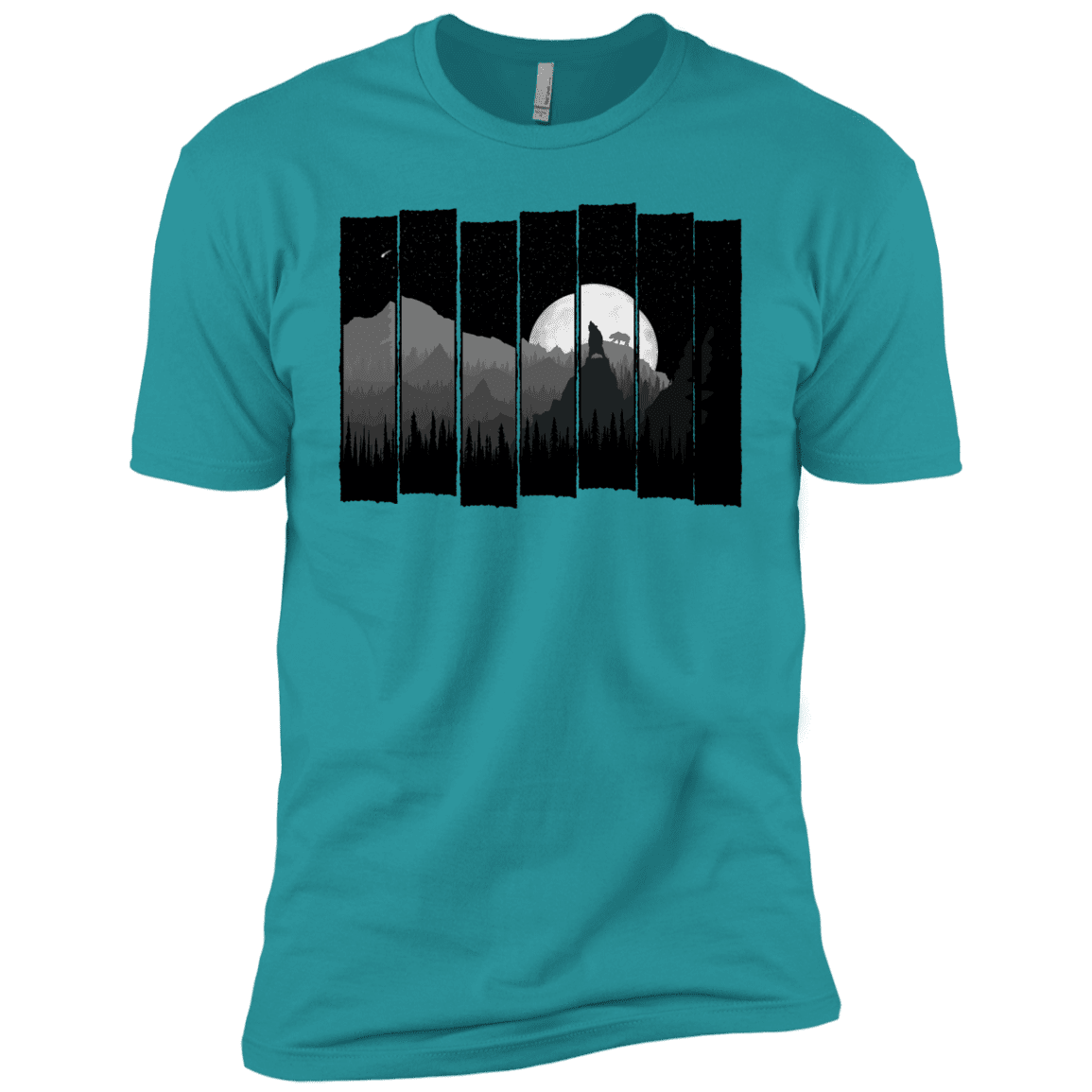 T-Shirts Tahiti Blue / X-Small Bear Slats Men's Premium T-Shirt